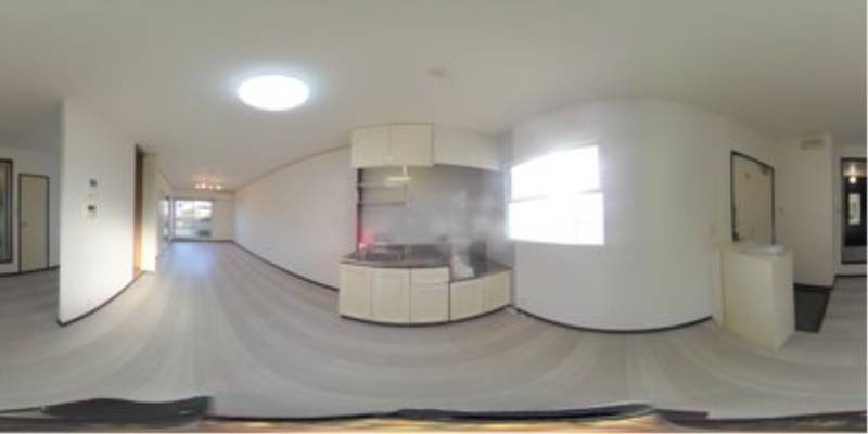 パノラマ画像キッチン