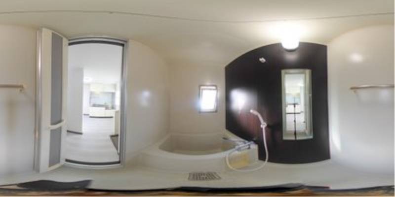 パノラマ画像バスルーム