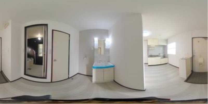 パノラマ画像洗面所