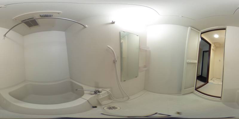 パノラマ画像バスルーム