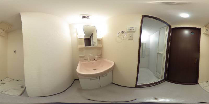 パノラマ画像洗面所