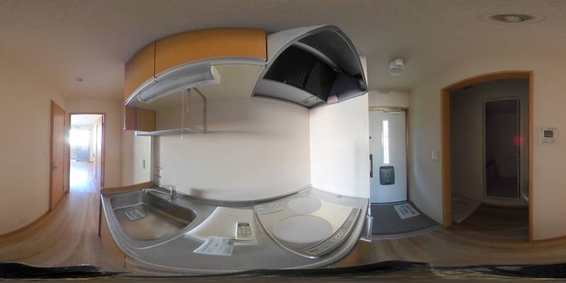 パノラマ画像キッチン