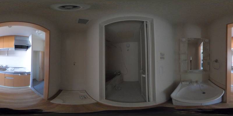 パノラマ画像洗面所