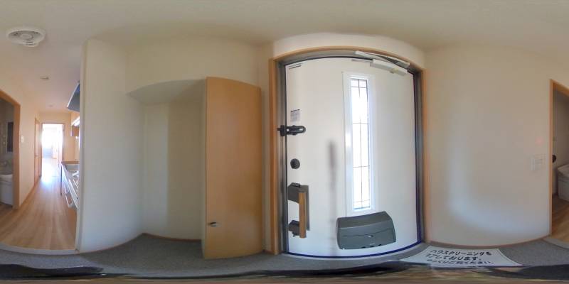 パノラマ画像玄関