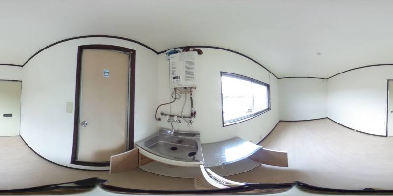 パノラマ画像キッチン