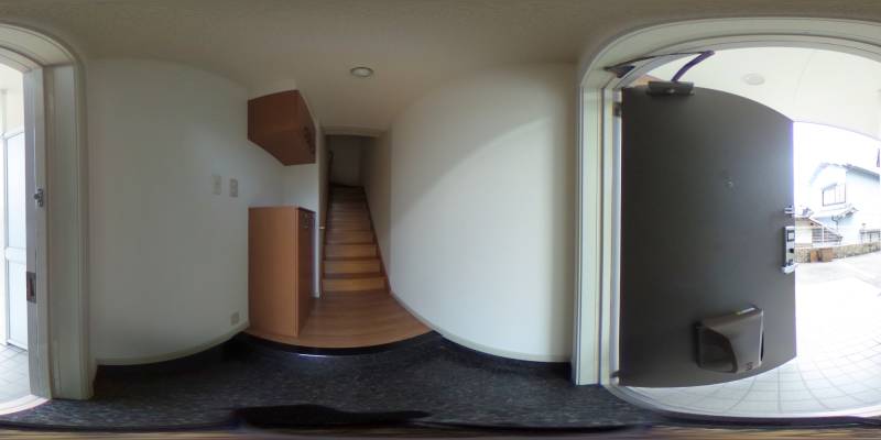 パノラマ画像玄関