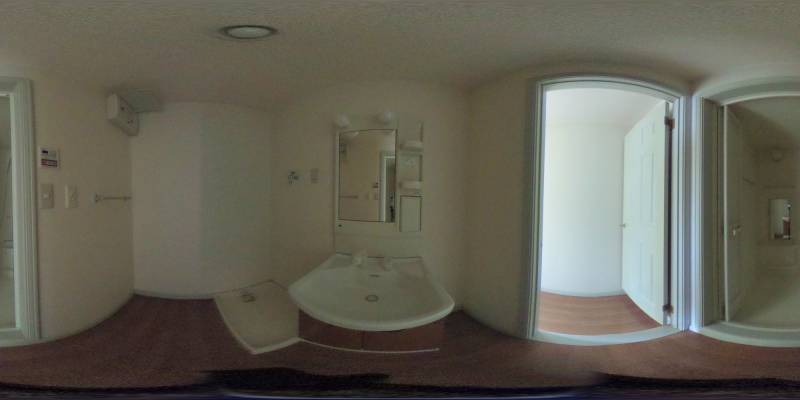 パノラマ画像洗面所