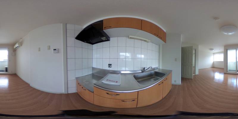 パノラマ画像キッチン