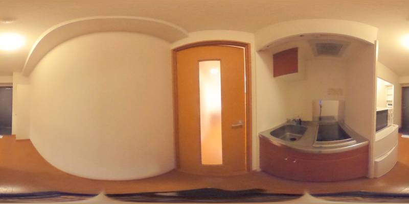 パノラマ画像キッチン