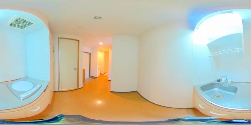 パノラマ画像キッチン