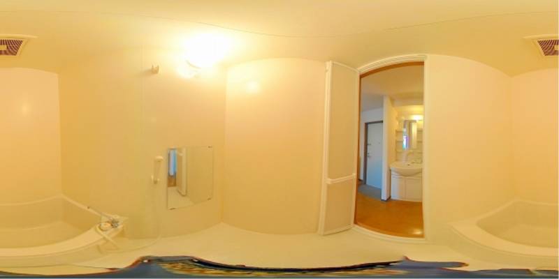 パノラマ画像バスルーム