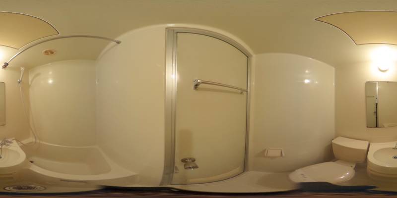 パノラマ画像バスルーム