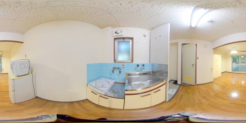 パノラマ画像キッチン