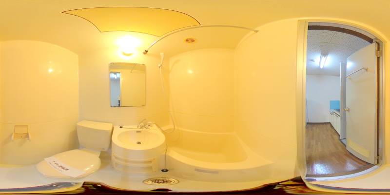 パノラマ画像バスルーム