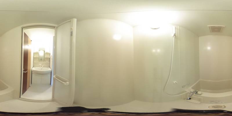 パノラマ画像バスルーム