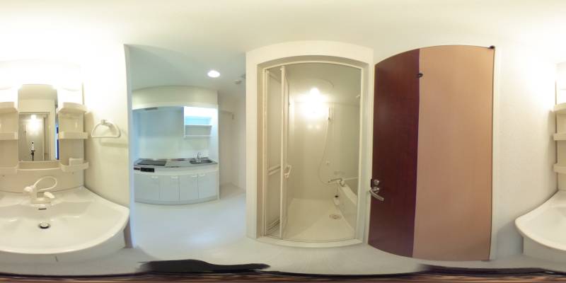 パノラマ画像洗面所