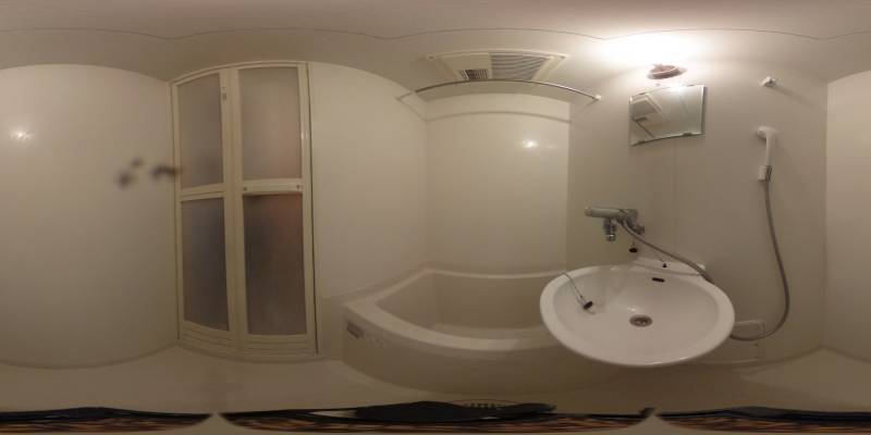 パノラマ画像バスルーム