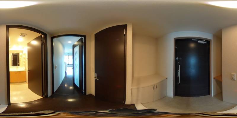 パノラマ画像玄関