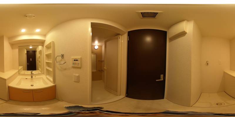 パノラマ画像洗面所