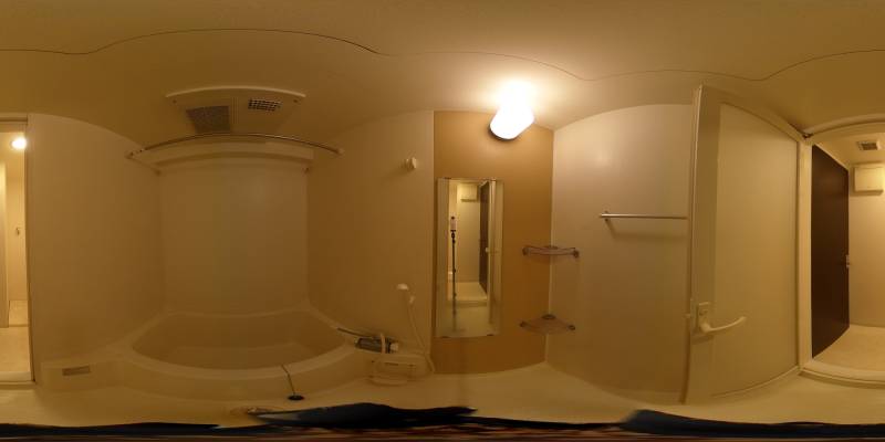 パノラマ画像バスルーム