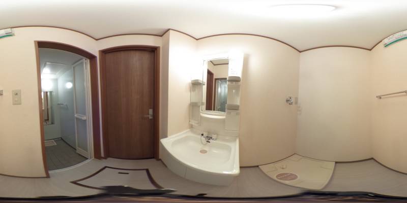 パノラマ画像洗面所