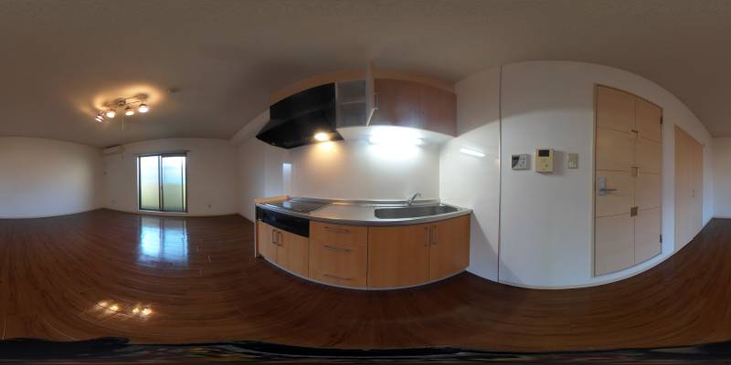 パノラマ画像キッチン