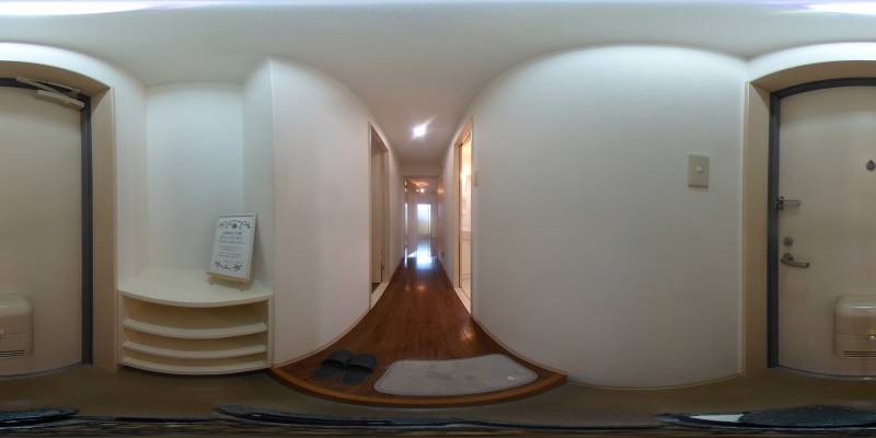 パノラマ画像玄関