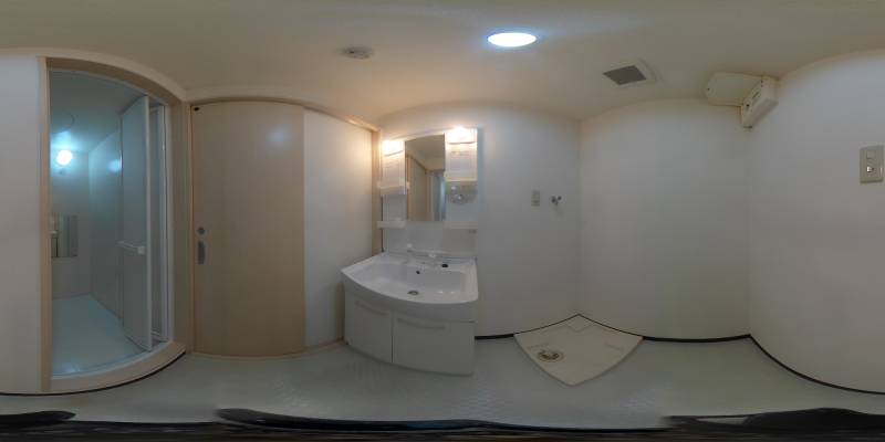 パノラマ画像洗面所