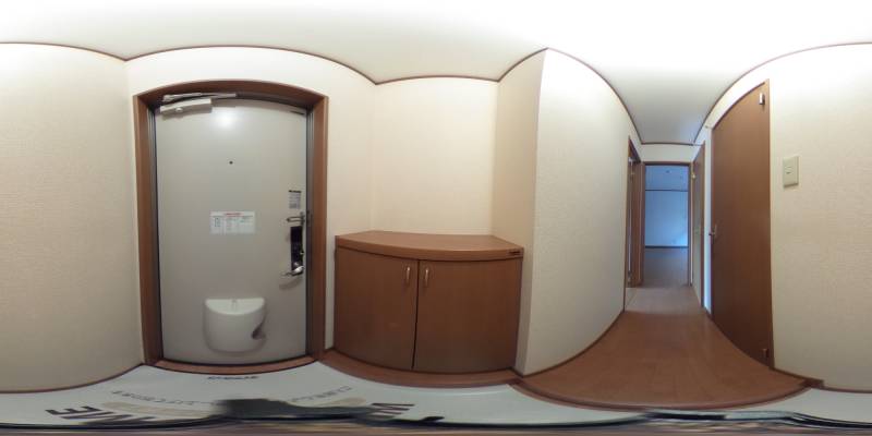 パノラマ画像玄関