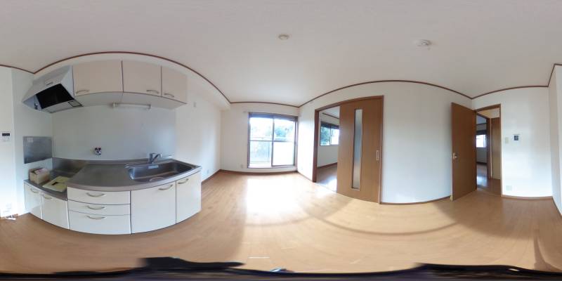 パノラマ画像キッチン