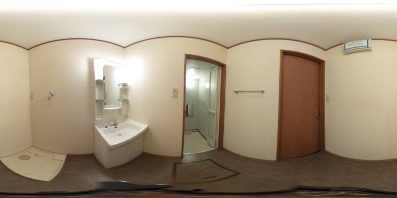 パノラマ画像洗面所