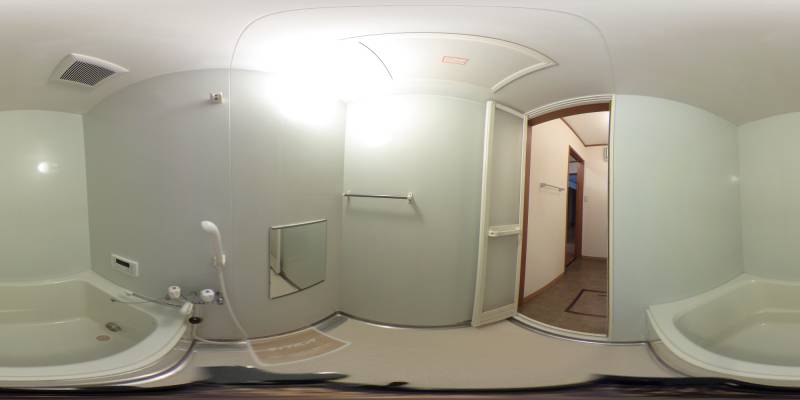 パノラマ画像バスルーム