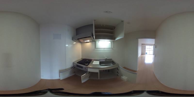 パノラマ画像キッチン