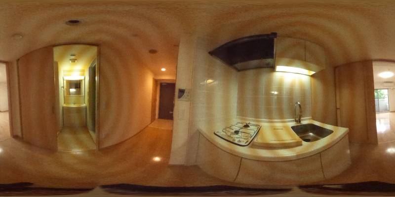 パノラマ画像キッチン