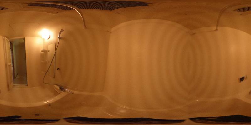 パノラマ画像バスルーム