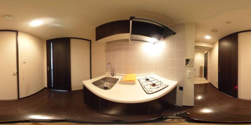 パノラマ画像キッチン