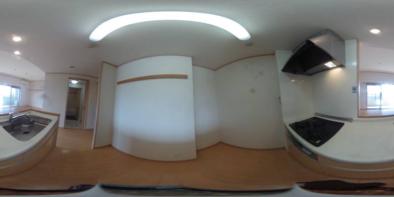 パノラマ画像キッチン