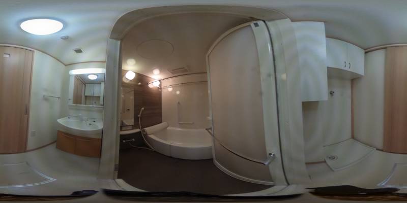 パノラマ画像バスルーム