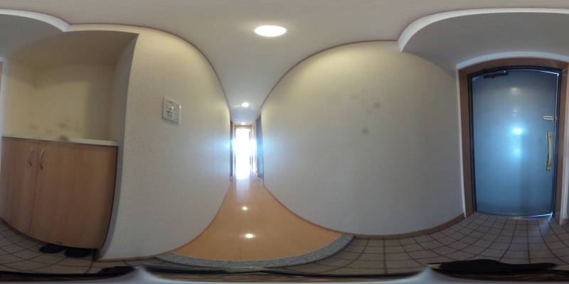 パノラマ画像玄関