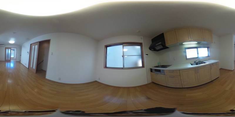 パノラマ画像キッチン