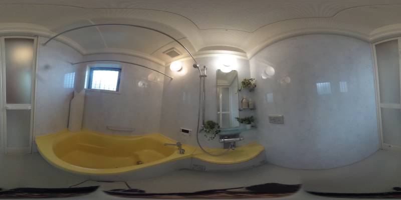 パノラマ画像バスルーム