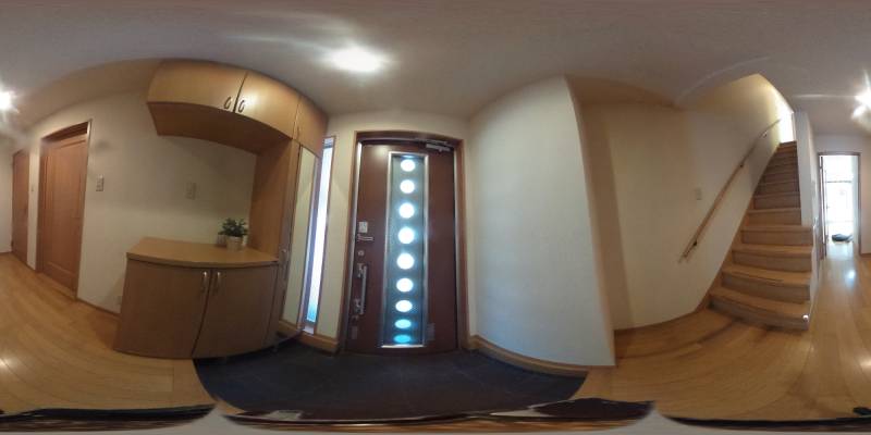 パノラマ画像玄関