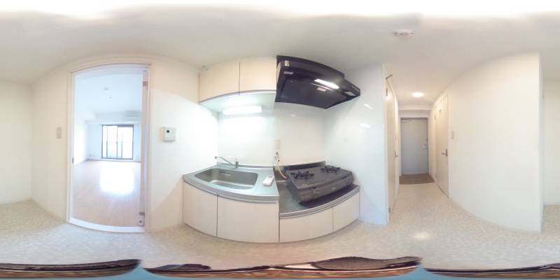 パノラマ画像キッチン