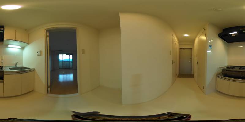 パノラマ画像キッチン