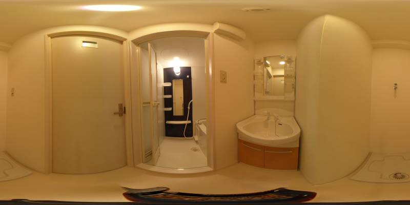 パノラマ画像洗面所