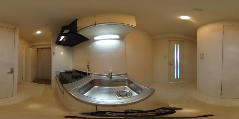 パノラマ画像キッチン