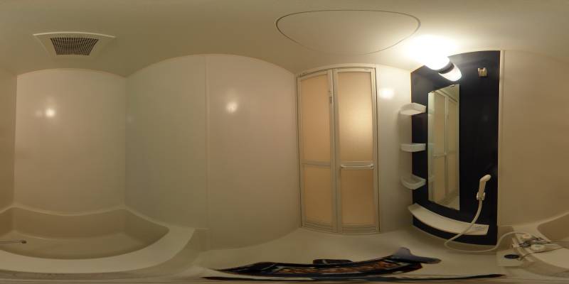 パノラマ画像バスルーム