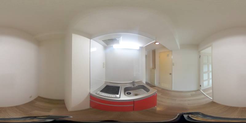 パノラマ画像キッチン