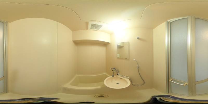 パノラマ画像バスルーム