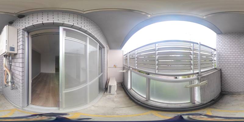 パノラマ画像バルコニー